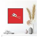 Picture of Sushi card _GroupedProduct_Square_Canvas_Framed_