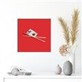 Picture of Sushi card _GroupedProduct_Square_Canvas_Framed_