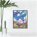Picture of The Way To the Mountain _GroupedProduct_Rectangle_Portrait_Canvas_Framed_