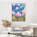 Picture of The Way To the Mountain _GroupedProduct_Rectangle_Portrait_Canvas_Framed_