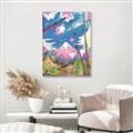 Picture of The Way To the Mountain _GroupedProduct_Rectangle_Portrait_Canvas_Framed_