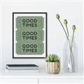 Picture of Good Times Poster _GroupedProduct_Rectangle_Portrait_Canvas_Framed_