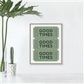 Picture of Good Times Poster _GroupedProduct_Rectangle_Portrait_Canvas_Framed_