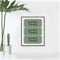 Picture of Good Times Poster _GroupedProduct_Rectangle_Portrait_Canvas_Framed_