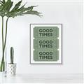 Picture of Good Times Poster _GroupedProduct_Rectangle_Portrait_Canvas_Framed_