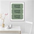 Picture of Good Times Poster _GroupedProduct_Rectangle_Portrait_Canvas_Framed_