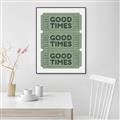 Picture of Good Times Poster _GroupedProduct_Rectangle_Portrait_Canvas_Framed_