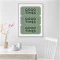 Picture of Good Times Poster _GroupedProduct_Rectangle_Portrait_Canvas_Framed_