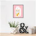 Picture of Orange Juice Poster _GroupedProduct_Rectangle_Portrait_Canvas_Framed_