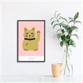 Picture of Maneki Neko – Lucky Cat _GroupedProduct_Rectangle_Portrait_Canvas_Framed_