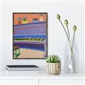 Picture of Retro Style Piano _GroupedProduct_Rectangle_Portrait_Canvas_Framed_