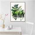 Picture of Piano watercolor Poster _GroupedProduct_Rectangle_Portrait_Canvas_Framed_