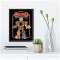 Picture of Robo Neko Cat Poster _GroupedProduct_Rectangle_Portrait_Canvas_Framed_