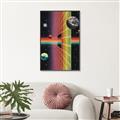 Picture of Space Rainbow Poster  _GroupedProduct_Rectangle_Portrait_Canvas_Framed_