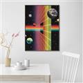 Picture of Space Rainbow Poster  _GroupedProduct_Rectangle_Portrait_Canvas_Framed_
