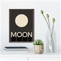 Picture of Moon Typography Poster _GroupedProduct_Rectangle_Portrait_Canvas_Framed_