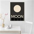 Picture of Moon Typography Poster _GroupedProduct_Rectangle_Portrait_Canvas_Framed_