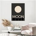 Picture of Moon Typography Poster _GroupedProduct_Rectangle_Portrait_Canvas_Framed_