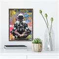 Picture of Retro Spaceman Poster _GroupedProduct_Rectangle_Portrait_Canvas_Framed_