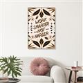 Picture of Work Smarter Not Harder Typography Poster _GroupedProduct_Rectangle_Portrait_Canvas_Framed_