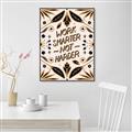 Picture of Work Smarter Not Harder Typography Poster _GroupedProduct_Rectangle_Portrait_Canvas_Framed_