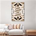 Picture of Work Smarter Not Harder Typography Poster _GroupedProduct_Rectangle_Portrait_Canvas_Framed_