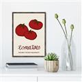 Picture of Food Art - Tomatoes Rome Food Market _GroupedProduct_Rectangle_Portrait_Canvas_Framed_