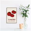 Picture of Food Art - Tomatoes Rome Food Market _GroupedProduct_Rectangle_Portrait_Canvas_Framed_