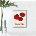 Picture of Food Art - Tomatoes Rome Food Market _GroupedProduct_Rectangle_Portrait_Canvas_Framed_