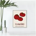 Picture of Food Art - Tomatoes Rome Food Market _GroupedProduct_Rectangle_Portrait_Canvas_Framed_