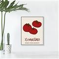 Picture of Food Art - Tomatoes Rome Food Market _GroupedProduct_Rectangle_Portrait_Canvas_Framed_