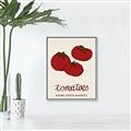 Picture of Food Art - Tomatoes Rome Food Market _GroupedProduct_Rectangle_Portrait_Canvas_Framed_
