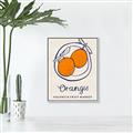 Picture of Food Art - Oranges Valencia Fruit Market _GroupedProduct_Rectangle_Portrait_Canvas_Framed_