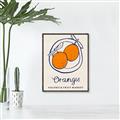 Picture of Food Art - Oranges Valencia Fruit Market _GroupedProduct_Rectangle_Portrait_Canvas_Framed_