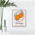 Picture of Food Art - Oranges Valencia Fruit Market _GroupedProduct_Rectangle_Portrait_Canvas_Framed_