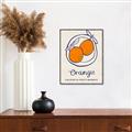 Picture of Food Art - Oranges Valencia Fruit Market _GroupedProduct_Rectangle_Portrait_Canvas_Framed_
