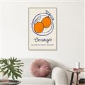 Picture of Food Art - Oranges Valencia Fruit Market _GroupedProduct_Rectangle_Portrait_Canvas_Framed_