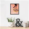 Picture of Dancer & Flourish Poster _GroupedProduct_Rectangle_Portrait_Canvas_Framed_