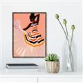 Picture of Dancer & Flourish Poster _GroupedProduct_Rectangle_Portrait_Canvas_Framed_