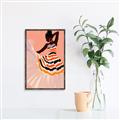 Picture of Dancer & Flourish Poster _GroupedProduct_Rectangle_Portrait_Canvas_Framed_