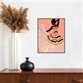 Picture of Dancer & Flourish Poster _GroupedProduct_Rectangle_Portrait_Canvas_Framed_