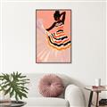 Picture of Dancer & Flourish Poster _GroupedProduct_Rectangle_Portrait_Canvas_Framed_
