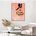 Picture of Dancer & Flourish Poster _GroupedProduct_Rectangle_Portrait_Canvas_Framed_