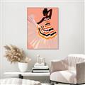 Picture of Dancer & Flourish Poster _GroupedProduct_Rectangle_Portrait_Canvas_Framed_