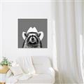 Picture of Wyatt The Cowboy Raccoon _GroupedProduct_Square_Canvas_Framed_