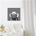 Picture of Wyatt The Cowboy Raccoon _GroupedProduct_Square_Canvas_Framed_