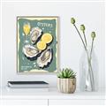 Picture of Oysters Poster _GroupedProduct_Rectangle_Portrait_Canvas_Framed_