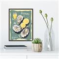 Picture of Oysters Poster _GroupedProduct_Rectangle_Portrait_Canvas_Framed_