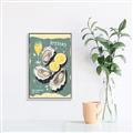 Picture of Oysters Poster _GroupedProduct_Rectangle_Portrait_Canvas_Framed_