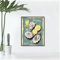 Picture of Oysters Poster _GroupedProduct_Rectangle_Portrait_Canvas_Framed_